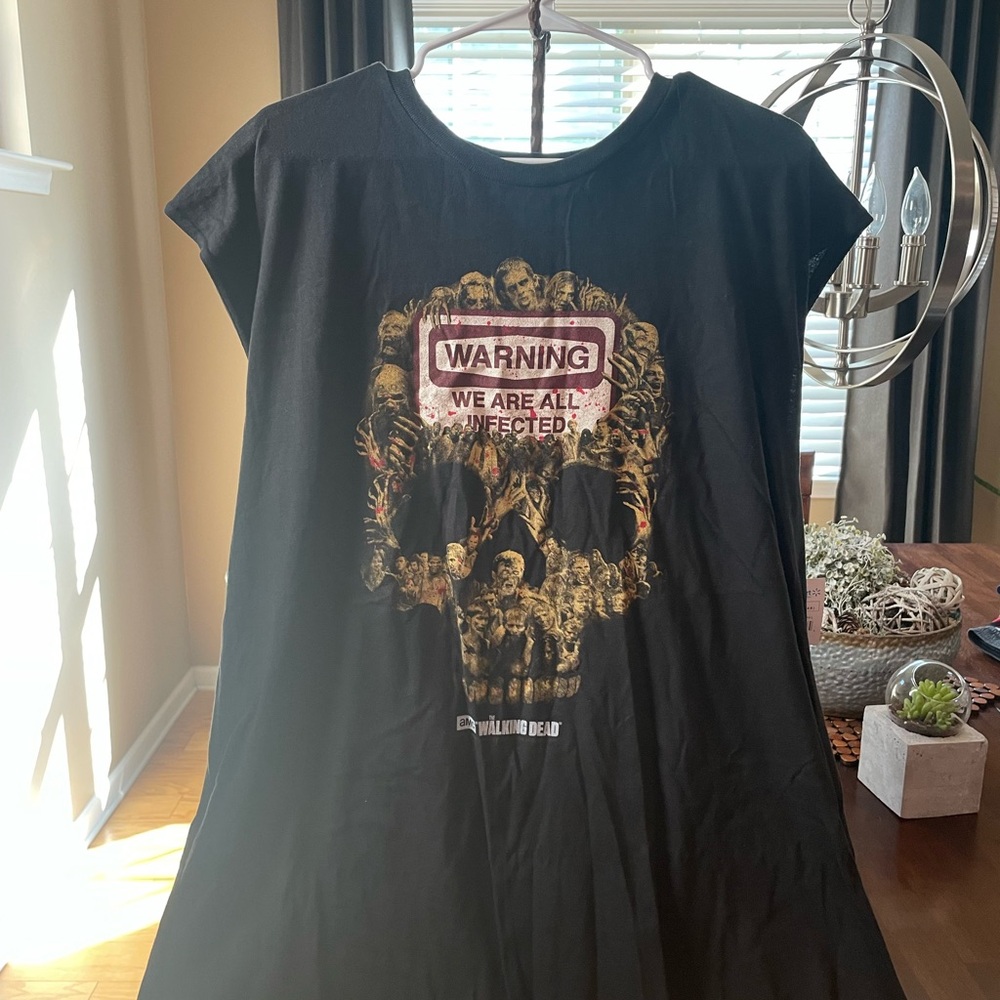 THE WALKING DEAD, WE ARE ALL INFECTED, Walkers In Skull Muscle Tank Shirt